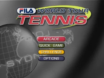 FILA World Tour Tennis (Europe) screen shot title